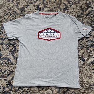 Gilles Villeneuve Circuit Canada Gray T-Shirt Graghic Unisex Tshirt